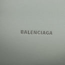 BALENCIAGA Hour Glass Hand Bag Leather 2way White Silver 592833 Auth bs34969M-19