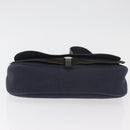 HERMES Sac Colorado MM Shoulder Bag Leather Navy Silver Auth bs34970V-6