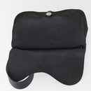 HERMES Sac Colorado MM Shoulder Bag Leather Navy Silver Auth bs34970V-19