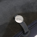 HERMES Sac Colorado MM Shoulder Bag Leather Navy Silver Auth bs34970V-20