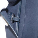 HERMES Sac Colorado MM Shoulder Bag Leather Navy Silver Auth bs34970V-12