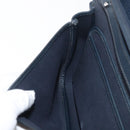 HERMES Sac Colorado MM Shoulder Bag Leather Navy Silver Auth bs34970V-21