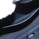HERMES Sac Colorado MM Shoulder Bag Leather Navy Silver Auth bs34970V-23
