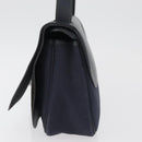HERMES Sac Colorado MM Shoulder Bag Leather Navy Silver Auth bs34970V-4
