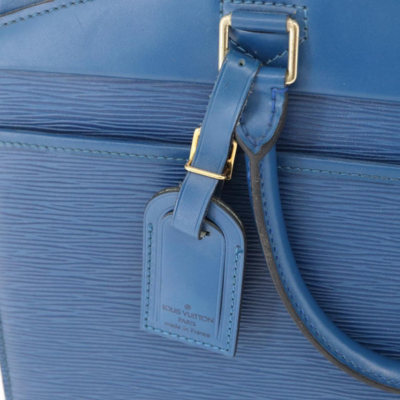 LOUIS VUITTON Epi Riviera Hand Bag Blue M48185 LV Auth bs34971