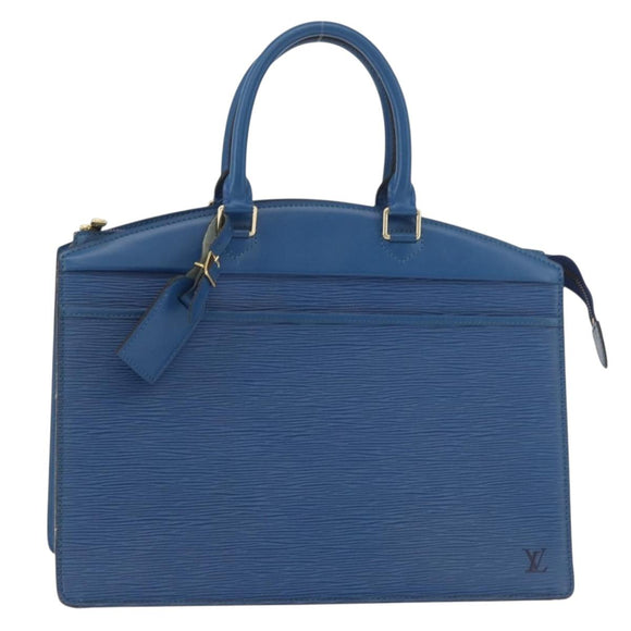 LOUIS VUITTON Epi Riviera Hand Bag Blue M48185 LV Auth bs34971