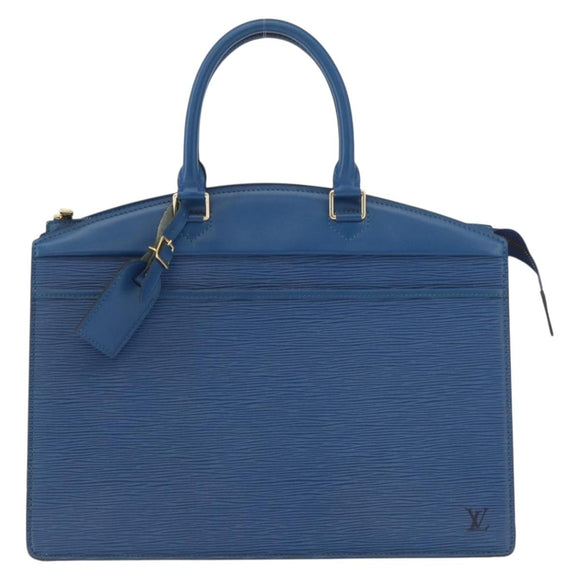 LOUIS VUITTON Epi Riviera Hand Bag Blue M48185 LV Auth bs34971