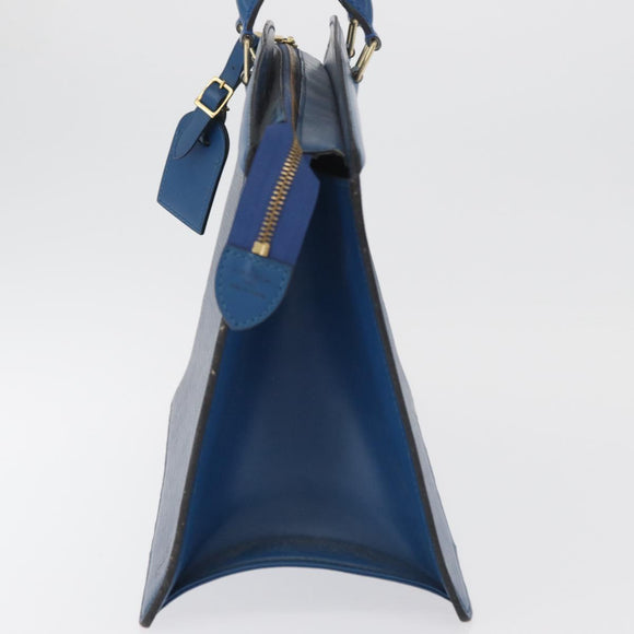 LOUIS VUITTON Epi Riviera Hand Bag Blue M48185 LV Auth bs34971
