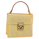LOUIS VUITTON Monogram Vernis Spring Street Hand Bag Gris M91029 Auth bs34973A-1