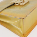 LOUIS VUITTON Monogram Vernis Spring Street Hand Bag Gris M91029 Auth bs34973A-10