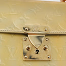 LOUIS VUITTON Monogram Vernis Spring Street Hand Bag Gris M91029 Auth bs34973A-14
