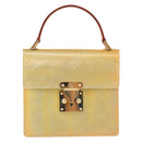 LOUIS VUITTON Monogram Vernis Spring Street Hand Bag Gris M91029 Auth bs34973A-2