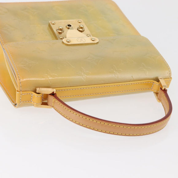 LOUIS VUITTON Monogram Vernis Spring Street Hand Bag Gris M91029 Auth bs34973A