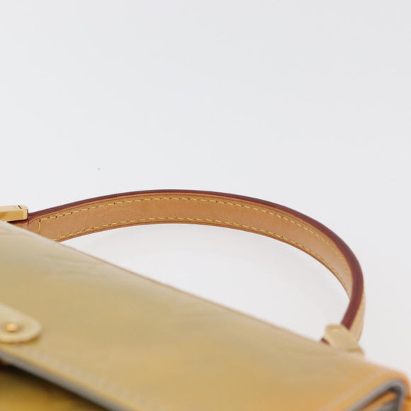 LOUIS VUITTON Monogram Vernis Spring Street Hand Bag Gris M91029 Auth bs34973A