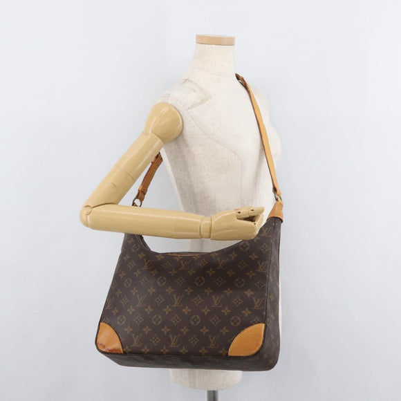 LOUIS VUITTON Monogram Boulogne 35 Shoulder Bag M51260 LV Auth bs34977