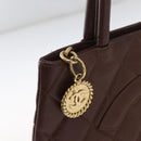 CHANEL Reissue Tote Bag Caviar Skin Brown Gold CC Auth bs34981A-14