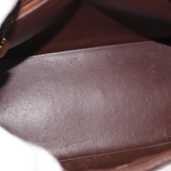 CHANEL Reissue Tote Bag Caviar Skin Brown Gold CC Auth bs34981A