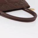 CHANEL Reissue Tote Bag Caviar Skin Brown Gold CC Auth bs34981A-7