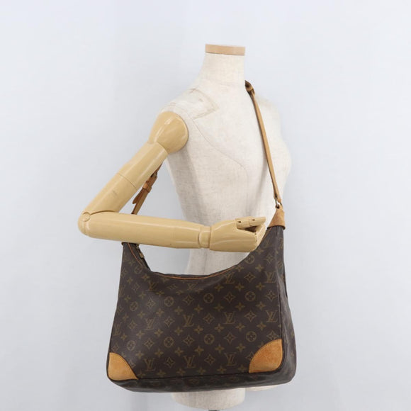 LOUIS VUITTON Monogram Boulogne 35 Shoulder Bag M51260 LV Auth bs34982