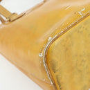 LOUIS VUITTON Monogram Vernis Houston Hand Bag Gris M91053 LV Auth bs34983-14
