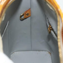 LOUIS VUITTON Monogram Vernis Houston Hand Bag Gris M91053 LV Auth bs34983-19