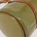 LOUIS VUITTON Monogram Vernis Bedford Hand Bag Baby Blue M91007 LV Auth bs34984-14