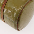 LOUIS VUITTON Monogram Vernis Bedford Hand Bag Baby Blue M91007 LV Auth bs34984-17