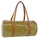 LOUIS VUITTON Monogram Vernis Bedford Hand Bag Baby Blue M91007 LV Auth bs34984-1