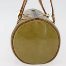 LOUIS VUITTON Monogram Vernis Bedford Hand Bag Baby Blue M91007 LV Auth bs34984-3