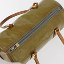 LOUIS VUITTON Monogram Vernis Bedford Hand Bag Baby Blue M91007 LV Auth bs34984-6