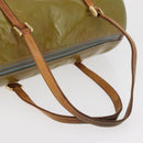 LOUIS VUITTON Monogram Vernis Bedford Hand Bag Baby Blue M91007 LV Auth bs34984-7