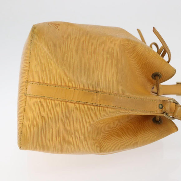 LOUIS VUITTON Epi Petit Noe Shoulder Bag Yellow M44109 LV Auth bs34985
