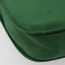 HERMES Evelyn GM Shoulder Bag Leather Green Gold Auth bs34987A-11