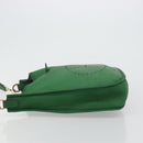 HERMES Evelyn GM Shoulder Bag Leather Green Gold Auth bs34987A-5
