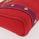 LOUIS VUITTON Antigua Cabas PM Tote Bag Canvas Rouge M40037 LV Auth bs34988-9