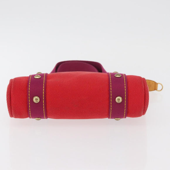 LOUIS VUITTON Antigua Cabas PM Tote Bag Canvas Rouge M40037 LV Auth bs34988