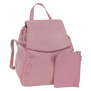 CELINE Backpack Leather Pink Gold Auth bs34989V-1