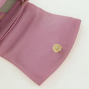 CELINE Backpack Leather Pink Gold Auth bs34989V-22