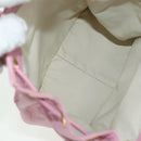 CELINE Backpack Leather Pink Gold Auth bs34989V-11