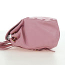 CELINE Backpack Leather Pink Gold Auth bs34989V-3