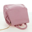 CELINE Backpack Leather Pink Gold Auth bs34989V-6