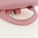 CELINE Backpack Leather Pink Gold Auth bs34989V-7