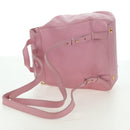 CELINE Backpack Leather Pink Gold Auth bs34989V-8