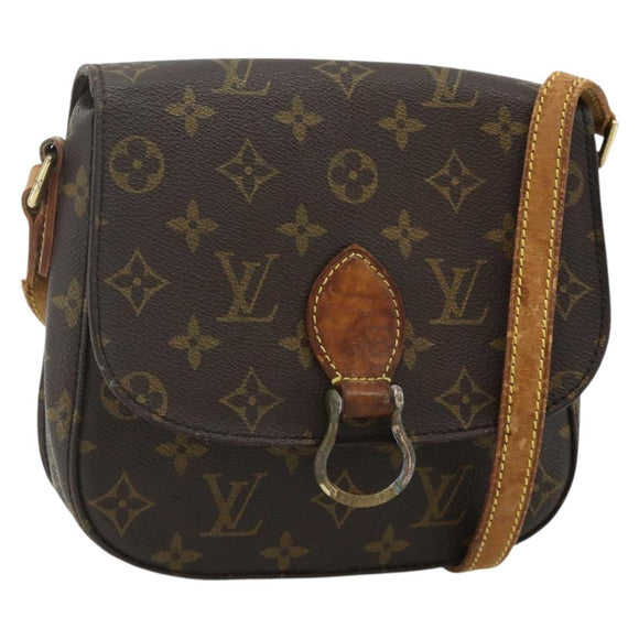LOUIS VUITTON Monogram Saint Cloud MM Shoulder Bag M51243 LV Auth bs34992