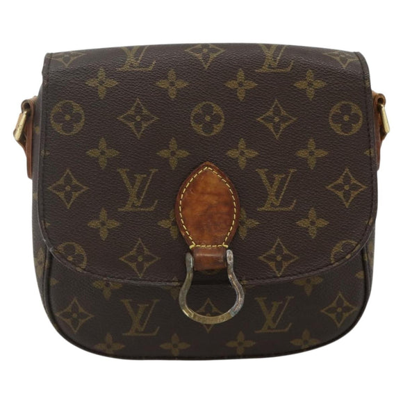 LOUIS VUITTON Monogram Saint Cloud MM Shoulder Bag M51243 LV Auth bs34992