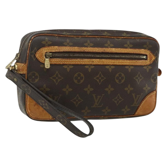LOUIS VUITTON Monogram Marly Dragonne GM Clutch Bag M51825 LV Auth bs34996