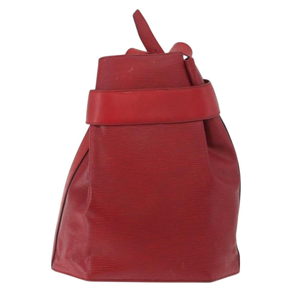 LOUIS VUITTON Epi Sac Depaule GM Shoulder Bag Red M80197 LV Auth bs34997