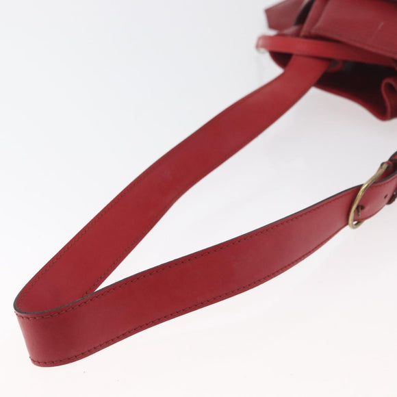 LOUIS VUITTON Epi Sac Depaule GM Shoulder Bag Red M80197 LV Auth bs34997