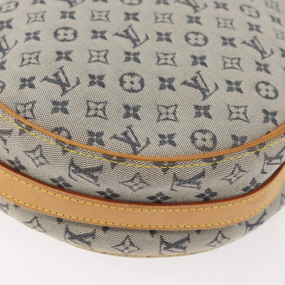LOUIS VUITTON Monogram Mini Jeanne GM Umhängetasche Blau M92000 LV Auth bs34999