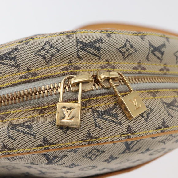 LOUIS VUITTON Monogram Mini Jeanne GM Umhängetasche Blau M92000 LV Auth bs34999